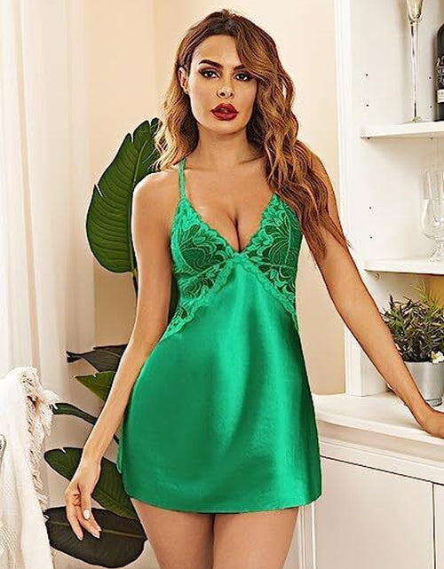 Load image into Gallery viewer, Womens Sexy Lingerie Sleepwear Nightwear Underwear Teddy Babydoll Lace Dress Set
