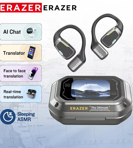 [AI Earphone]Translator  XP6 Bluetooth Earphones Sleep ASMR Headset DIY Equalizer APP AI Wireless Headphones Office Travel