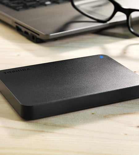 Canvio Basics 4TB Portable External Hard Drive USB 3.0, Black - HDTB440XK3CA